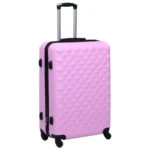 vidaXL Hardcase Trolley Set 2 pcs - Stylish Pink ABS Luggage for Travel - Image 3