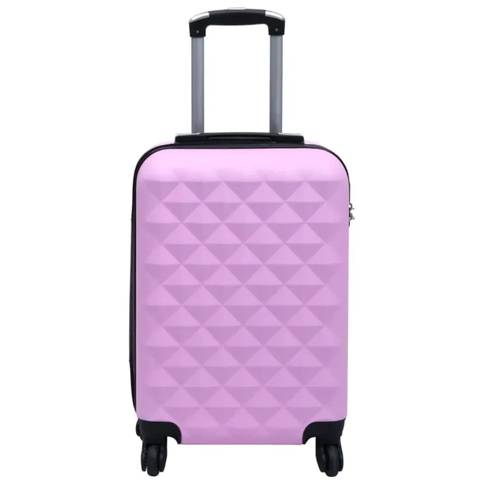 vidaXL Hardcase Trolley Set 2 pcs - Stylish Pink ABS Luggage for Travel - Image 6
