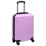 vidaXL Hardcase Trolley Set 2 pcs - Stylish Pink ABS Luggage for Travel - Image 7