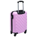vidaXL Hardcase Trolley Set 2 pcs - Stylish Pink ABS Luggage for Travel - Image 9