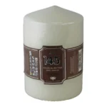 Long-Lasting Cream Pillar Candle 145 Hour Burn Time, Perfect for Home Decor & Ambiance