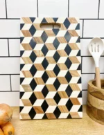 Stylish Cube Serving Tray - Elegant Food Serving & Display Tray - Image 3