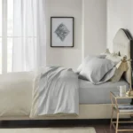 Luxurious 100% Pima Cotton Sateen 7pcs Sheet Set - Hypoallergenic, Durable, & Ultra Soft - Image 3