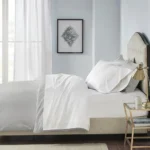 Luxurious 100% Pima Cotton Sateen 7pcs Sheet Set - Hypoallergenic, Durable, & Ultra Soft - Image 5