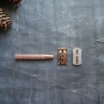 Double Edge Safety Razor - Rose Gold | Eco-Friendly & Ultra-Gentle Shave with 5 Free Blades - Image 3