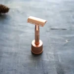 Double Edge Safety Razor - Rose Gold | Eco-Friendly & Ultra-Gentle Shave with 5 Free Blades - Image 2