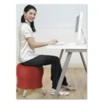 Zenergy Ball Chair, Blue - Ergonomic Seating for Better Posture & Balance | Active Sitting Chair - Image 3