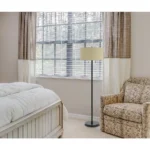 60W X 2 Calais Metal Floor Lamp - Modern & Elegant Lighting Solution - Image 2
