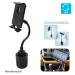 Versatile 2-in-1 Cup Car Mount Holder for Tablets and Smartphones Universal Fit, Secure & Flexible - Image 11