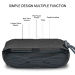 Water Resistant Bluetooth Speaker with Enhanced Bass - Portable, Durable & Perfect for Outdoors - Image 3