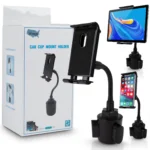 Versatile 2-in-1 Cup Car Mount Holder for Tablets and Smartphones Universal Fit, Secure & Flexible - Image 10