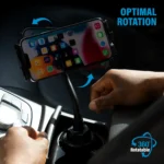Versatile 2-in-1 Cup Car Mount Holder for Tablets and Smartphones Universal Fit, Secure & Flexible - Image 7