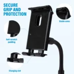 Versatile 2-in-1 Cup Car Mount Holder for Tablets and Smartphones Universal Fit, Secure & Flexible - Image 9