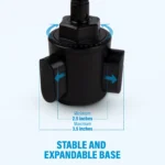 Versatile 2-in-1 Cup Car Mount Holder for Tablets and Smartphones Universal Fit, Secure & Flexible - Image 8