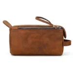 Dado Leather Dopp Kit | Premium Handmade Leather Toiletry Bag for Travel & Organization - Image 3