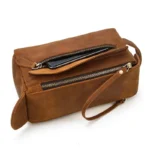 Dado Leather Dopp Kit | Premium Handmade Leather Toiletry Bag for Travel & Organization - Image 8