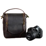 The Calista | Handcrafted Full-Grain Leather Camera Bag - Small, Durable DSLR & Mirrorless Case