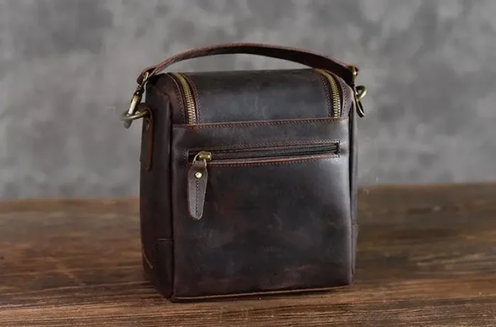 The Calista | Handcrafted Full-Grain Leather Camera Bag - Small, Durable DSLR & Mirrorless Case - Image 5