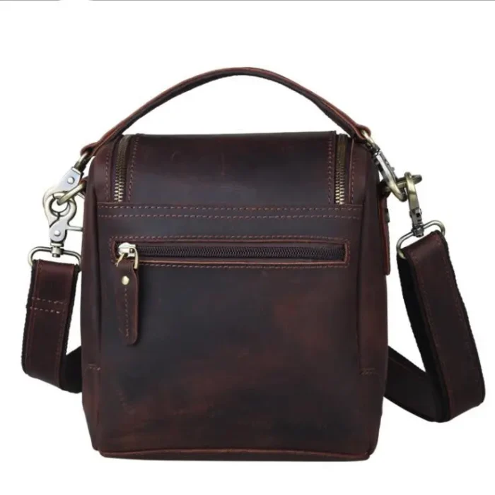 The Calista | Handcrafted Full-Grain Leather Camera Bag - Small, Durable DSLR & Mirrorless Case - Image 14