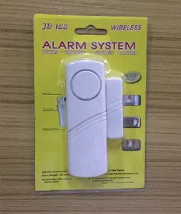 3 x Door and Window Wireless Alarm - Magnetic Sensor Security Device (3 Pieces) - Home & Office Security Solution