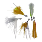 Artizan Flashtail Jigs 28gm Silver Lime, 2-Pack - Premium Fishing Lures for Deep Water & Estuary Fishing