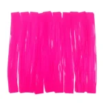 Artizan 22 Strand Silicon Skirt, Metallic Pink, Pack of 20 Premium Lure Skirting Material for Fishing