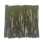 Artizan 22 Strand Silicon Skirt, Natural Black Gold, Pack of 20 Premium Skirting Material for Spinnerbaits, Chatterbaits, Jigs