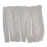 Artizan 22 Strand Silicon Skirt - Metallic Pearl, 20 Pack | Premium Fishing Lure Material