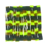 Artizan 22 Strand Silicon Skirt, Green Ripple | Pack of 20 | Premium Fishing Lure Enhancement
