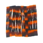 Artizan 22 Strand Silicon Skirt - Orange Ripple, 20-Pack for Ultimate Fishing Lure Upgrade