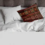 Handwoven Baluchi Kilim Claret Cushion Cover Authentic, Durable & Unique Design
