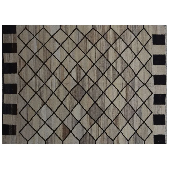 Ariana Handmade Kabul Kilim Rug - Genuine Wool, Bohemian Style | Add Elegance to Your Home - Image 3