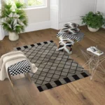 Ariana Handmade Kabul Kilim Rug - Genuine Wool, Bohemian Style | Add Elegance to Your Home - Image 2