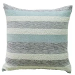 Linden Street Handwoven Textured Stripe Decorative Pillow - Rustic Charm & Cozy Comfort | 20" x 20"