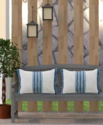 Handloom Woven Decorative Pillow 14''X20'' - Cozy & Charming Home Decor - Image 3