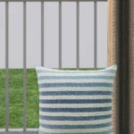 Linden Street 100% Cotton Ombre Textured Stripe Decorative Pillow - 20" x 20" - Elegant & Comfortable Home Accent