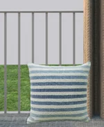 Linden Street 100% Cotton Ombre Textured Stripe Decorative Pillow - 20" x 20" - Elegant & Comfortable Home Accent