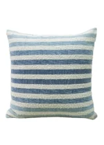 Linden Street 100% Cotton Ombre Textured Stripe Decorative Pillow - 20" x 20" - Elegant & Comfortable Home Accent - Image 3
