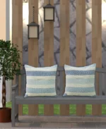 Linden Street Handwoven Textured Stripe Pillow 20x20 - Elegant Dobby Weave Pattern, Stylish & Cozy Home Decor Cushion - Image 2