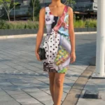 Distorted Perception Sublimation Dress - Vibrant, Fitted, Four-Way Stretch Fabric