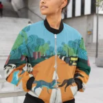 Abbey Road Foxes London Women's Bomber Jacket - Stylish & Comfortable Outerwear