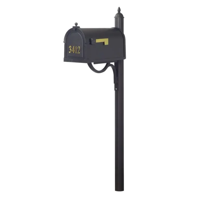 Premium Curbside Mailbox with Locking Insert & Durable Powder Coated Finish - Image 1