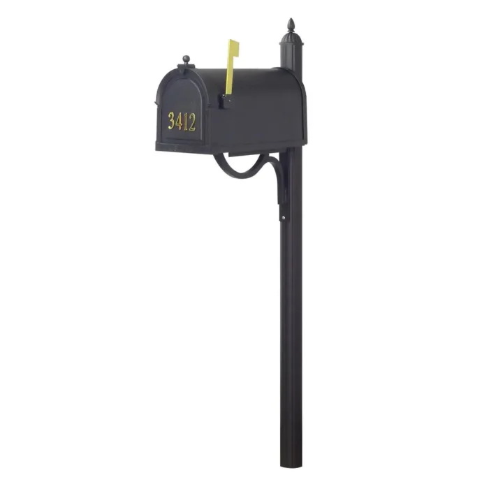 Premium Curbside Mailbox with Locking Insert & Durable Powder Coated Finish - Image 2