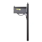 Premium Curbside Mailbox with Locking Insert & Durable Powder Coated Finish - Image 4