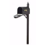 Classic Curbside Mailbox with Albion Durable Mailbox Post - Rustproof Aluminum & Powder Coated Finish - Image 3