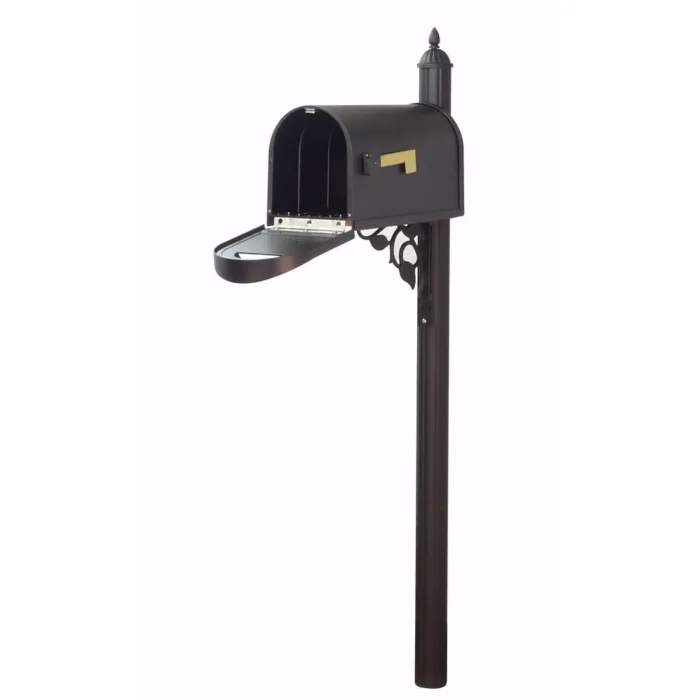 Classic Curbside Mailbox with Albion Durable Mailbox Post - Rustproof Aluminum & Powder Coated Finish - Image 3