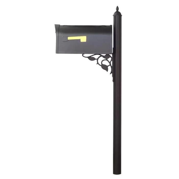Classic Curbside Mailbox with Albion Durable Mailbox Post - Rustproof Aluminum & Powder Coated Finish - Image 4