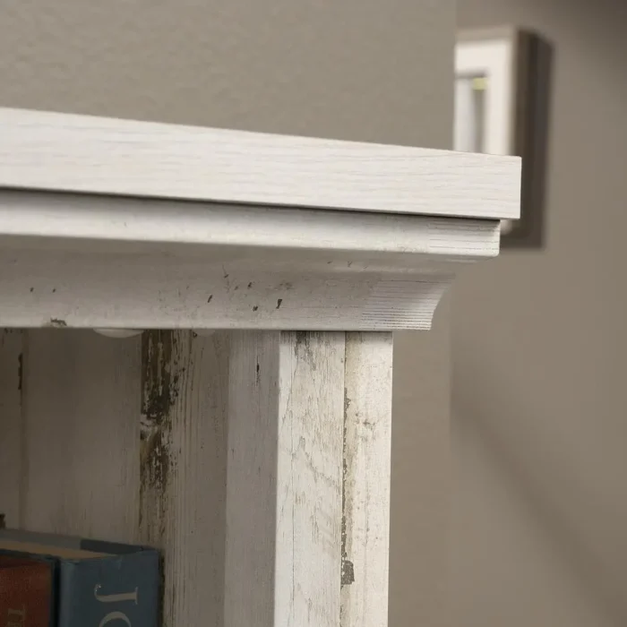 Sleek 3 Shelf Bookcase - White Plank Finish | Organize and Showcase Your Belongings - Image 5
