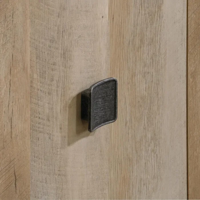 Cannery Bridge Storage Wall in Lintel Oak - Rustic & Versatile Home Organizer - Image 4