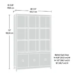 Cannery Bridge Storage Wall in Lintel Oak - Rustic & Versatile Home Organizer - Image 5
